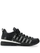 Dsquared2 Logo Stripe Sneakers - Black