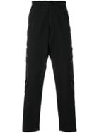 Stone Island Shadow Project Zip Detail Trousers - Black
