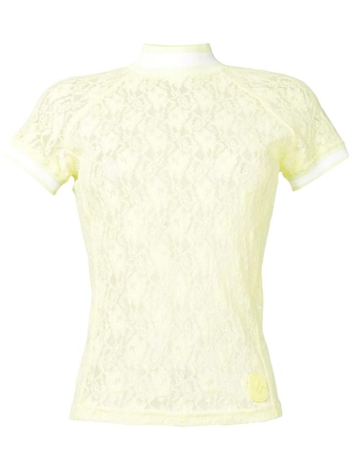 Alexander Wang Floral Lace Top - Green