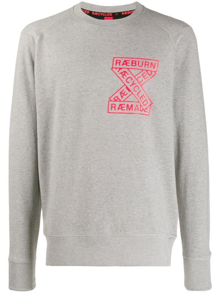 Raeburn Printed Logo Sweatshirt - Grey