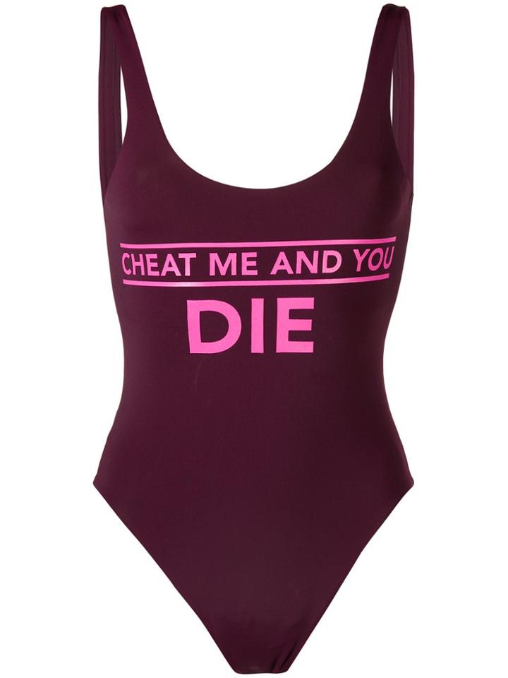 Angelys Balek Zodiac Swimsuit - Red