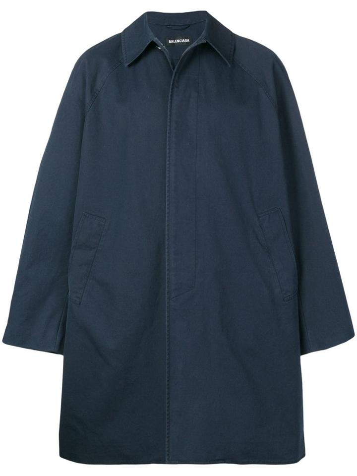 Balenciaga I Love Techno Opera Coat - Blue
