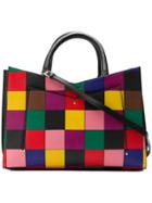 Sara Battaglia Patchwork Tote Bag - Black