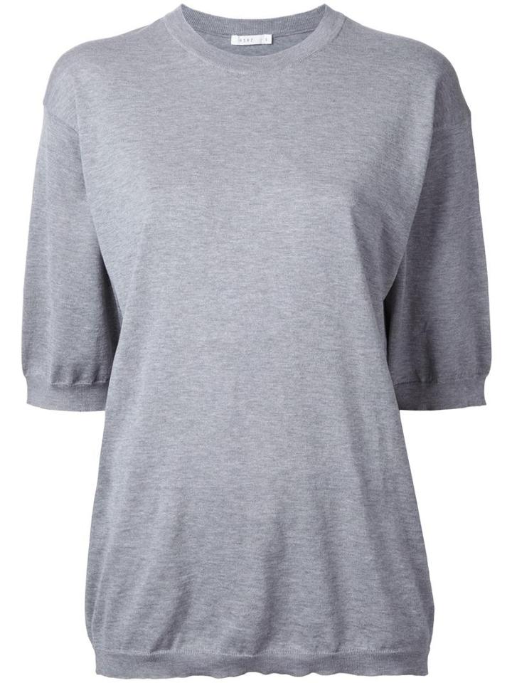 6397 Oversized T-shirt, Women's, Size: Small, Grey, Cotton