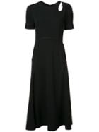 Alexander Wang - Raised Seam A-line Dress - Women - Spandex/elastane/acetate/viscose - 8, Black, Spandex/elastane/acetate/viscose