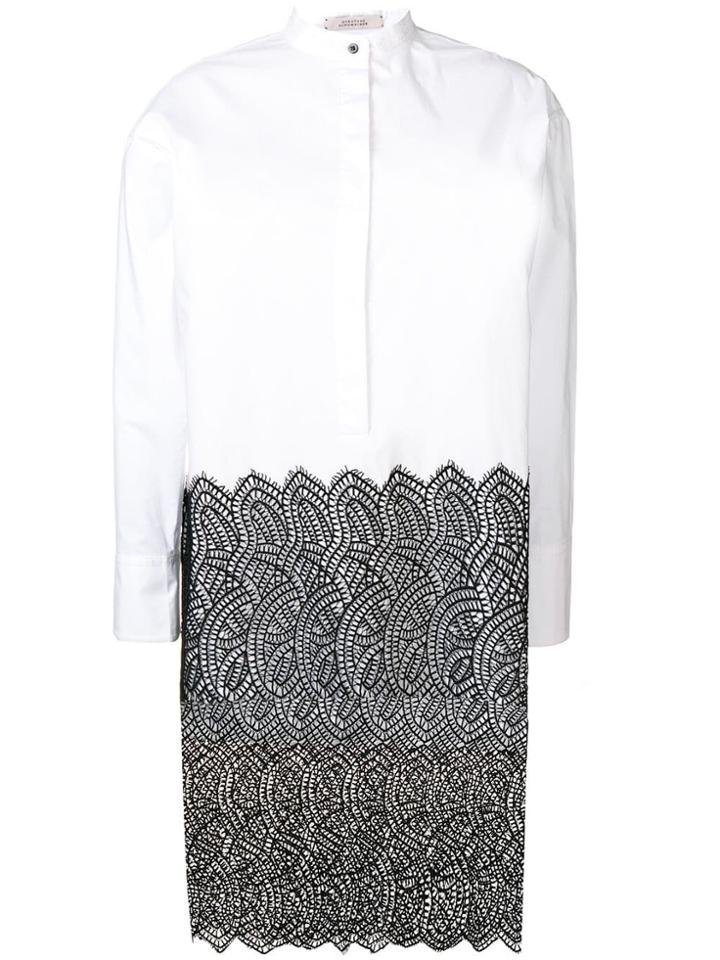 Dorothee Schumacher Lace Hem Shirt - White
