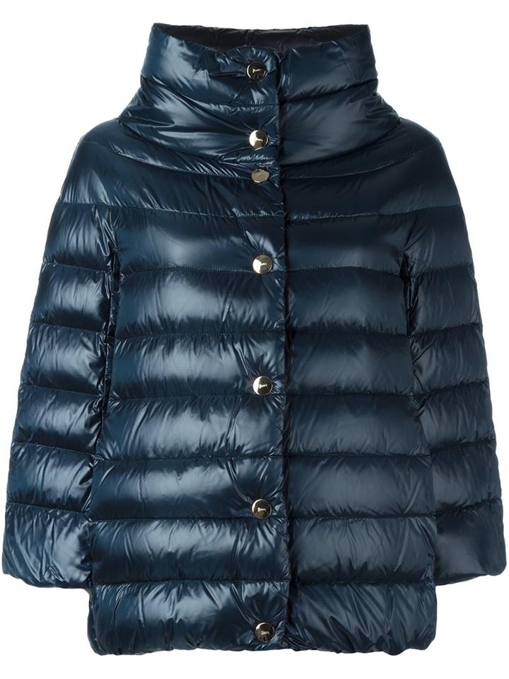 Herno Padded Jacket, Women's, Size: 44, Blue, Polyamide/feather Down