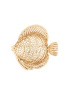 Monet Pre-owned 1970's Fish Brooch - Gold