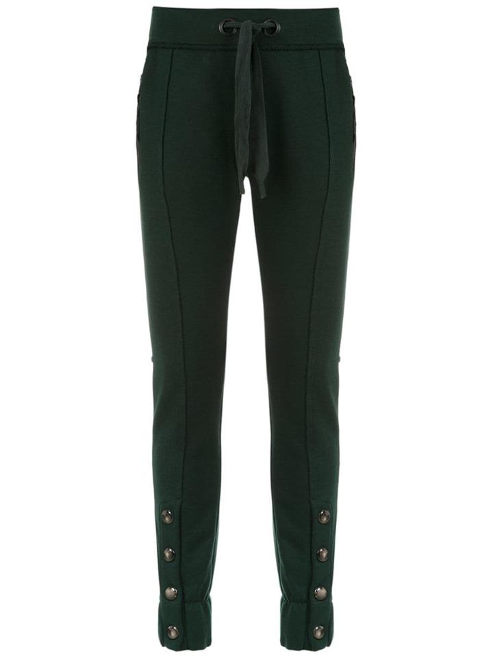 Andrea Bogosian Buttoned Joggers - Green