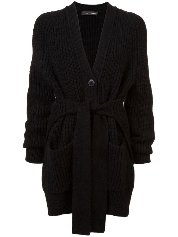 Proenza Schouler Cotton Cashmere Cardigan - Black