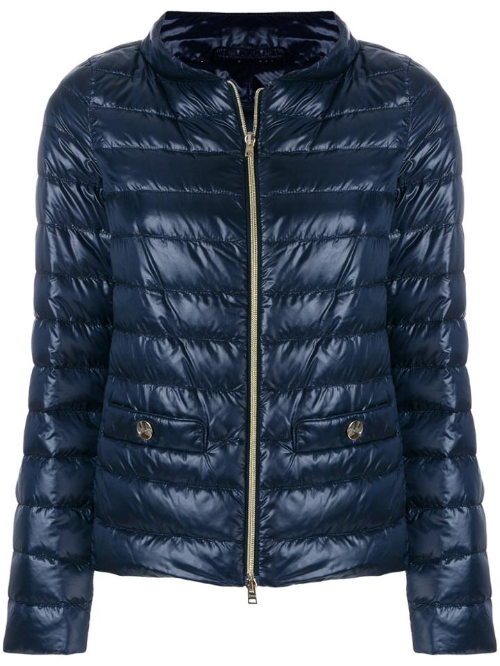 Herno Quilted Down Jacket - Blue