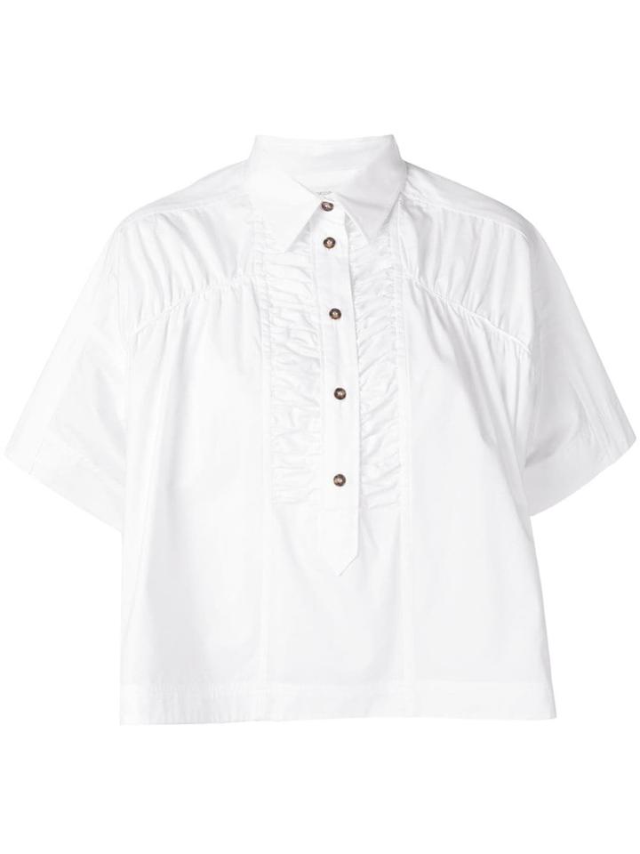 Cédric Charlier Loose Fit Blouse - White
