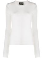Andrea Ya'aqov Ribbed Neck Sweater - White