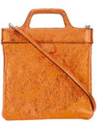 Zilla Small Tote, Women's, Yellow/orange, Leather