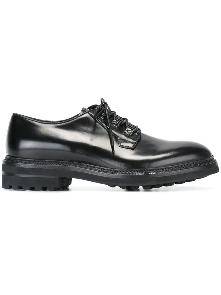 Giorgio Armani Ridged Sole Derby Shoes
