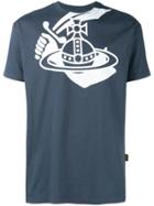 Vivienne Westwood Anglomania Logo Print T-shirt - Grey