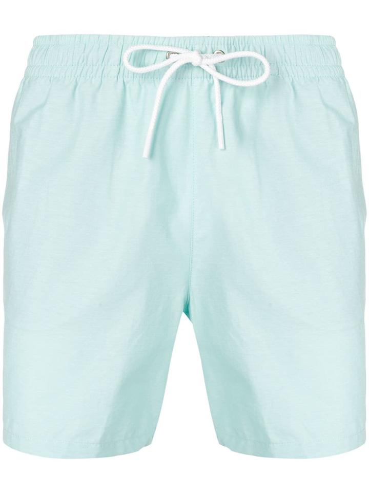 Lacoste Elasticated Waist Swim Shorts - Blue