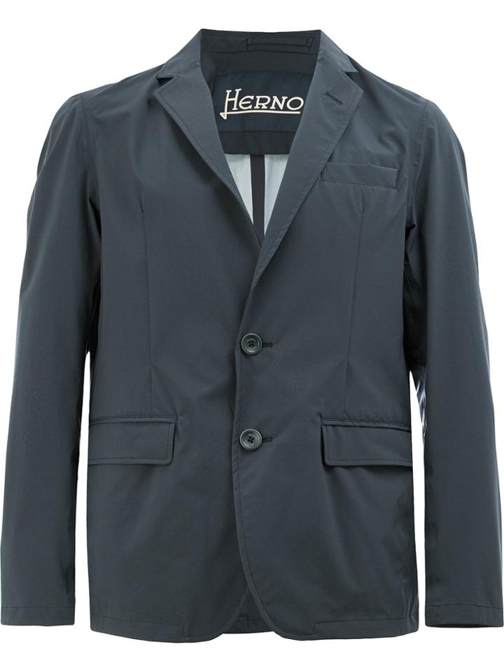 Herno Crinkle Casual Blazer - Blue