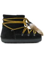 Dsquared2 Shearling Lined Boots - Black