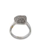 Rosa Maria Single Stone Embellished Ring - Grey