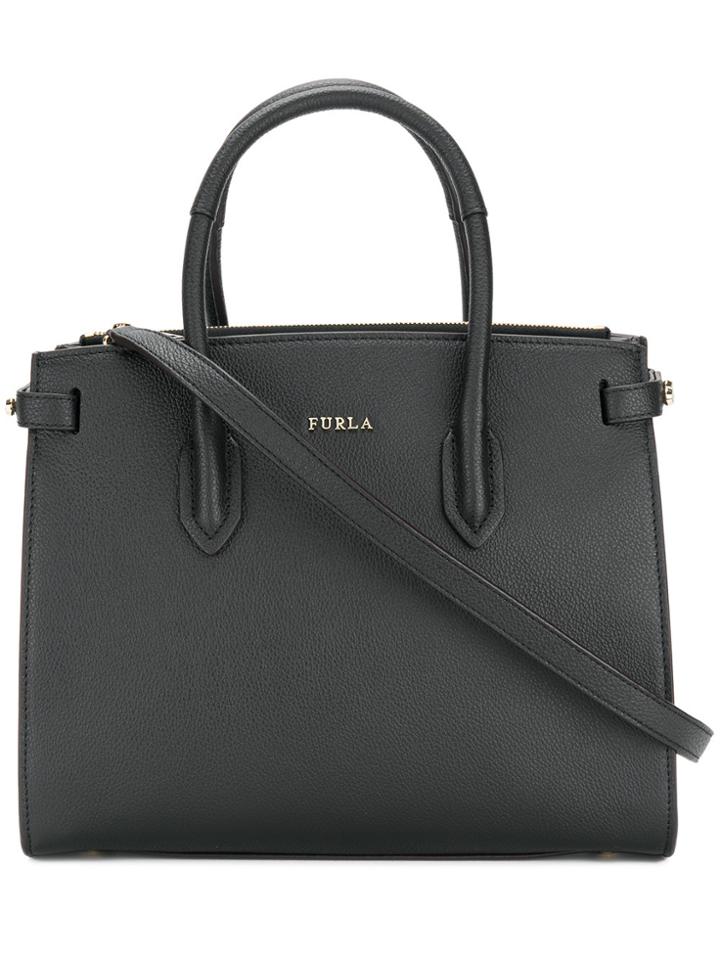 Furla Pin Tote Bag - Black