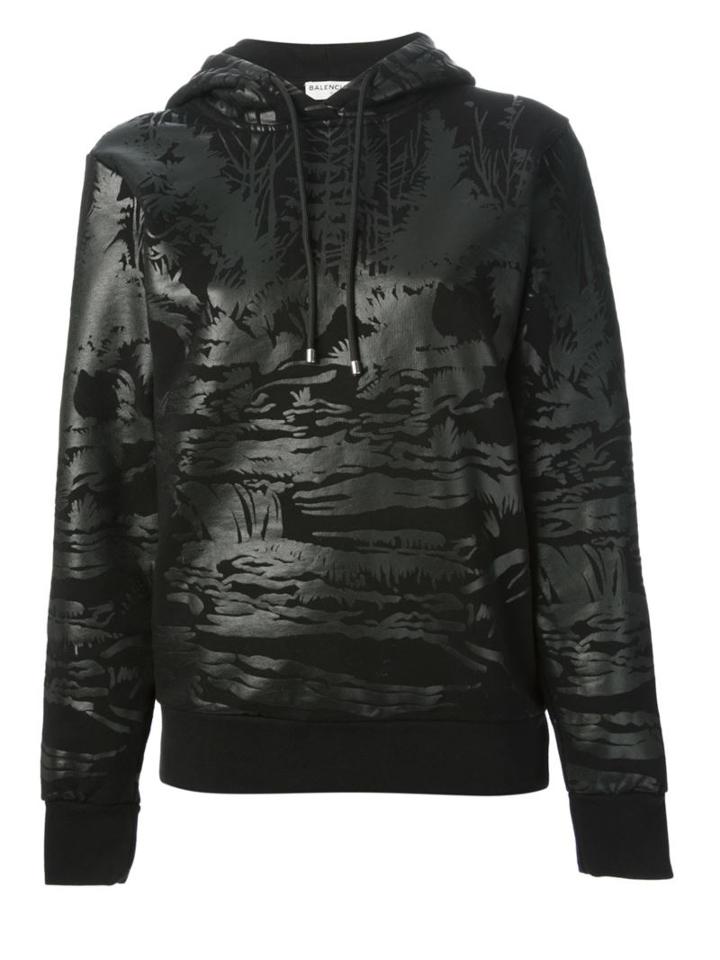 Balenciaga Floral Print Sweatshirt