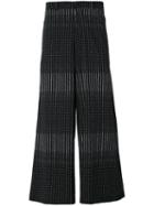 Damir Doma - Printed Wide Leg Trousers - Men - Cotton - M, Black, Cotton