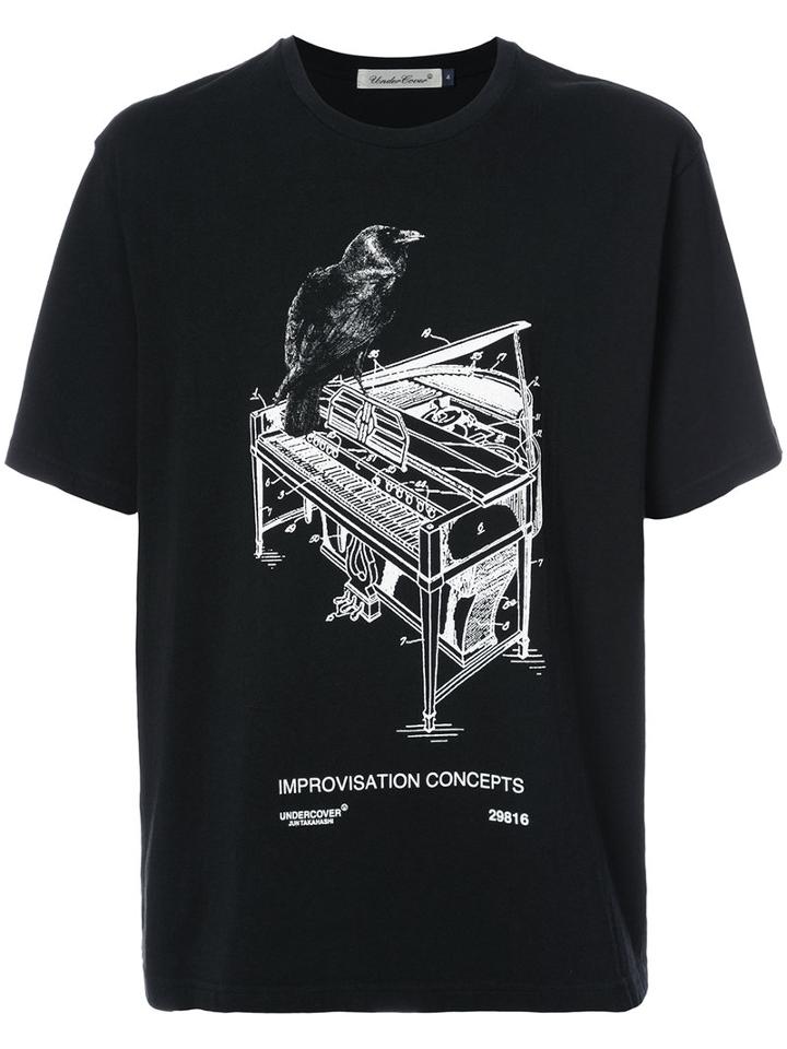 Undercover - Printed T-shirt - Men - Cotton - 2, Black, Cotton