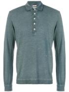 Massimo Alba Knitted Polo Shirt - Blue