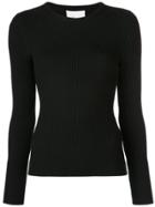 3.1 Phillip Lim Ribbed Knitted Top - Black
