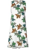 Akris Punto Floral Print Dress - White