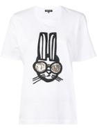 Markus Lupfer Alex Sequin Cool Bunny T-shirt - White