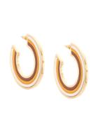 Marni Stripe Detail Earrings - Gold