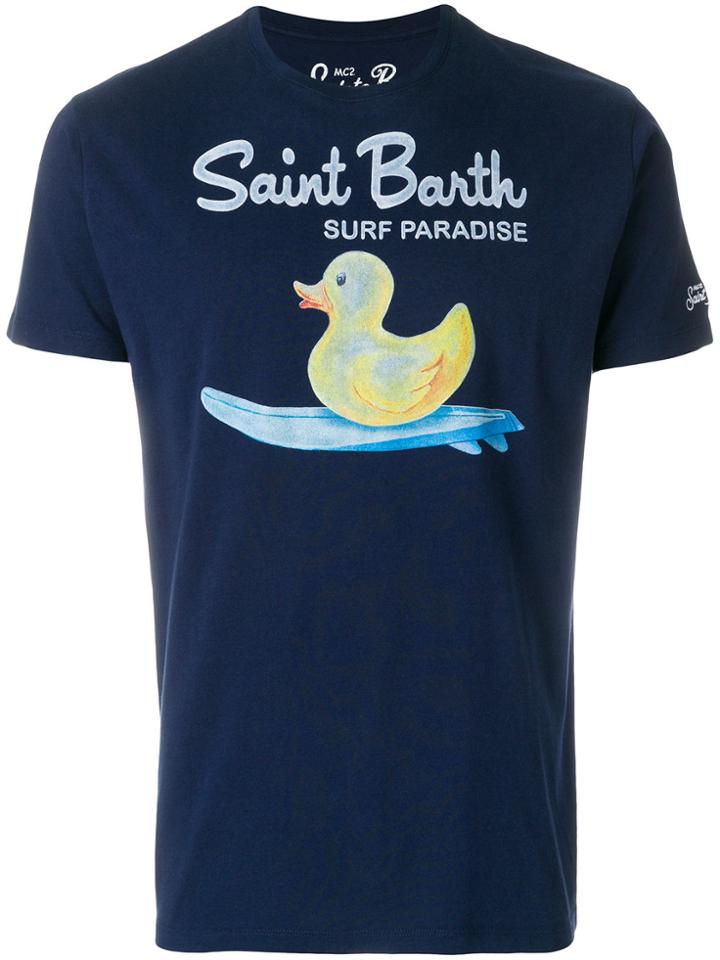 Mc2 Saint Barth Rubber Duck Print T-shirt - Blue