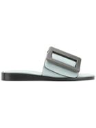 Boyy Buckle Sliders - Blue