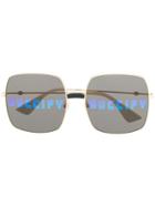 Gucci Eyewear Guccify Sunglasses - Gold