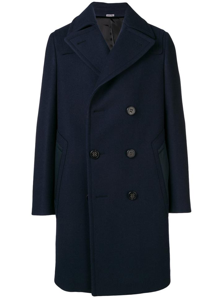 Lanvin Classic Double-breasted Coat - Blue