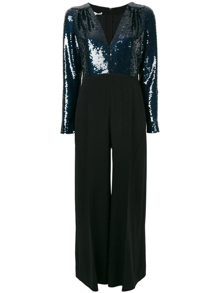 Stella Mccartney Sequined Bodice Jumpsuit - Black