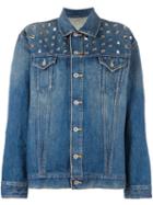 Junya Watanabe Comme Des Garçons Studded Denim Jacket, Women's, Size: Small, Blue, Cotton