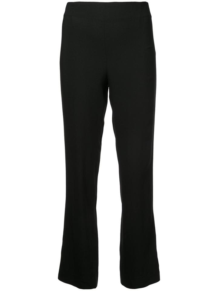 Mansur Gavriel Crepe Narrow Pant - Black