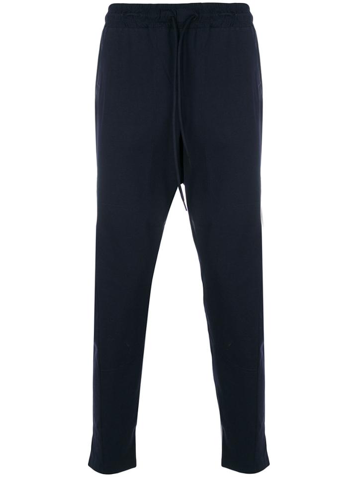 Y-3 Drawstring Track Trousers - Blue
