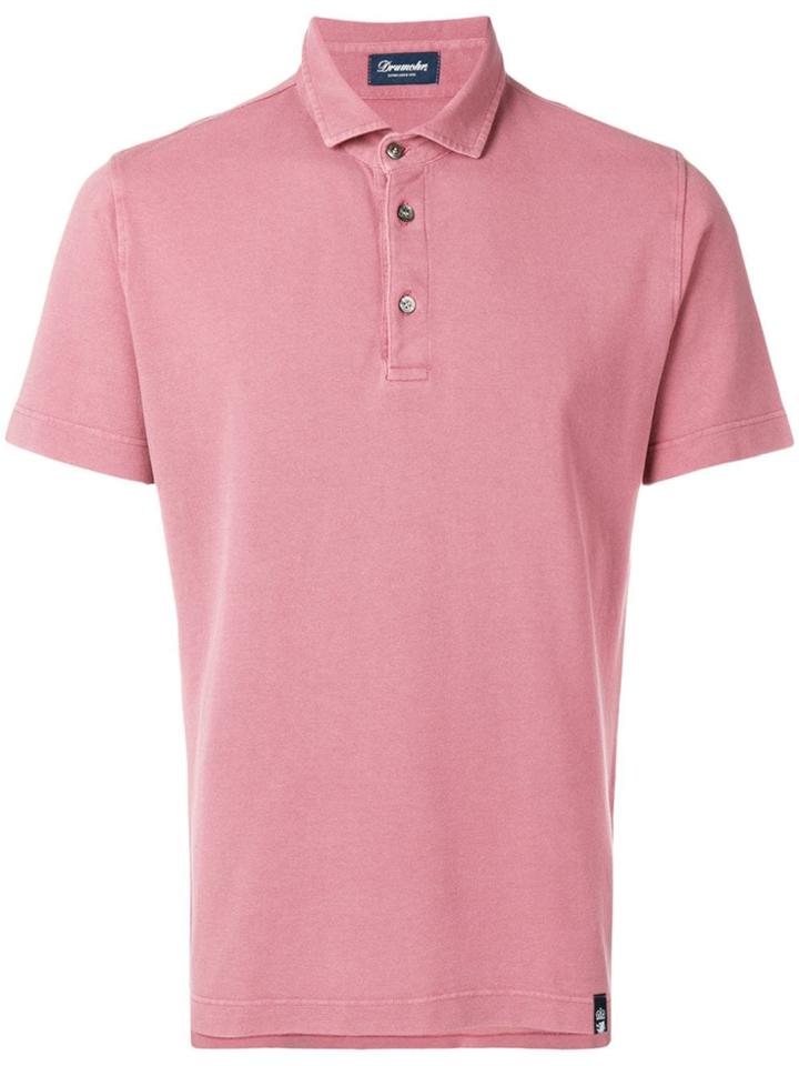 Drumohr Basic Polo Shirt - Pink