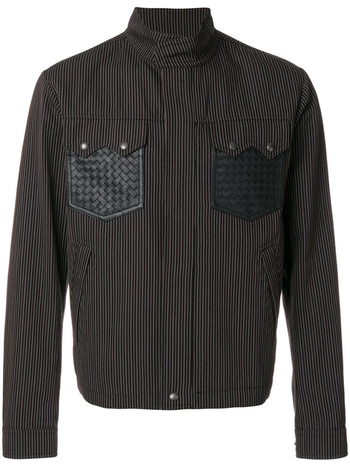 Bottega Veneta Intrecciato Pocket Jacket - Black