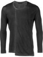 The Viridi-anne Contrasting Front Seam Top