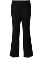 Boutique Moschino Pleated Flared Trousers - Black