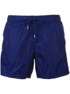 Moncler - Logo Plaque Swimming Trunks - Men - Polyamide/polyester - M, Blue, Polyamide/polyester