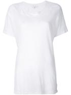 Iro Embellished Neckline T-shirt - White