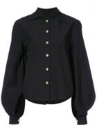 Lemaire Puffed Sleeved Shirt - Black