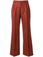 Loveless Flared Trousers - Yellow & Orange