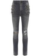 Unravel Project High-waisted Skinny Jeans - Black